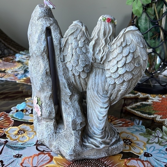 Brand New Memorial Picture Frame Resin Angel Wing Photo Holder Bereavement Gift - Picture 11 of 14